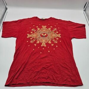 Vtg Disney Mickey Unlimited Red T Shirt XL Graphic Print‎ Jerry Leigh